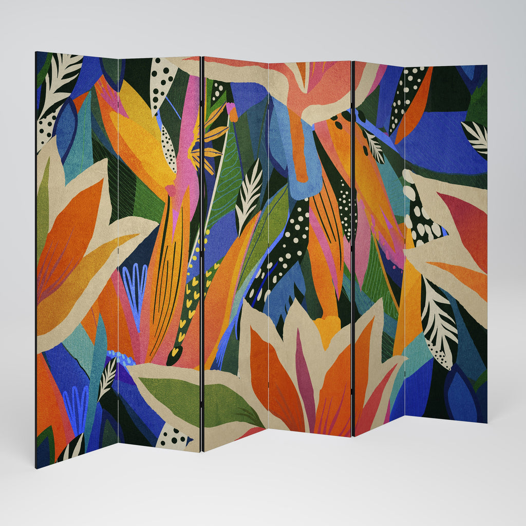 RAMPANT VEGETATION Biombo Decorativo de 6 Painéis