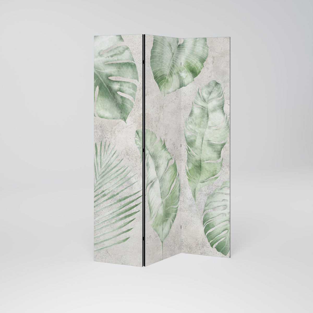 LUSH LEAF WHISPERS Biombo de 3 Painéis