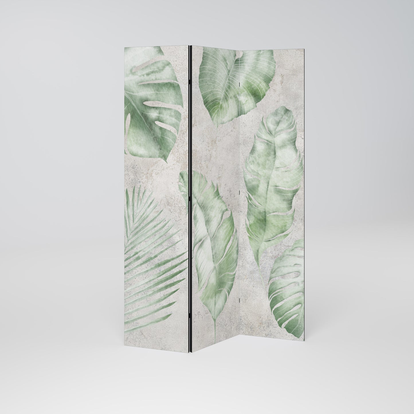 LUSH LEAF WHISPERS Biombo de 3 Painéis