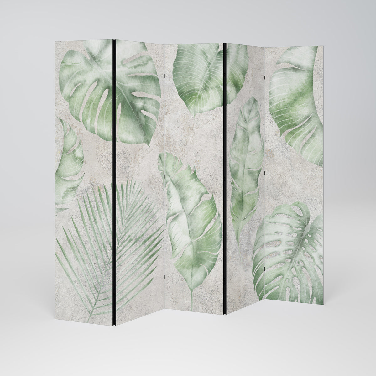 LUSH LEAF WHISPERS Biombo de 5 Painéis