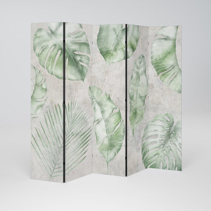 LUSH LEAF WHISPERS Biombo de 5 Painéis