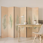 LEAFY HARMONY Decorative 6-Panel Room Divider