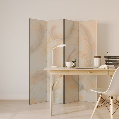 AURA OF LIGHT Decorative 4-Panel Room Divider