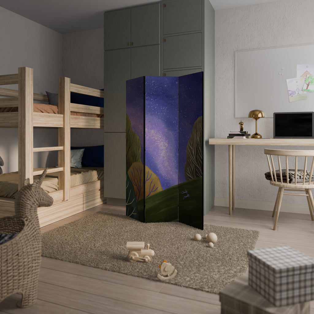 STARLIT VIBE Biombo de 3 Painéis