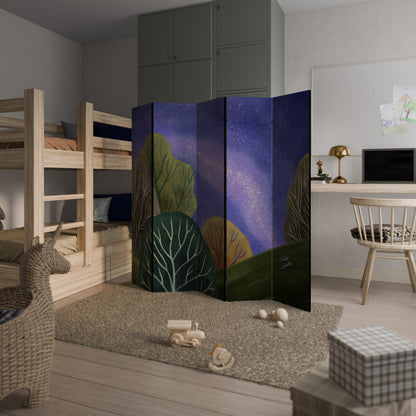 STARLIT VIBE Biombo de 5 Painéis