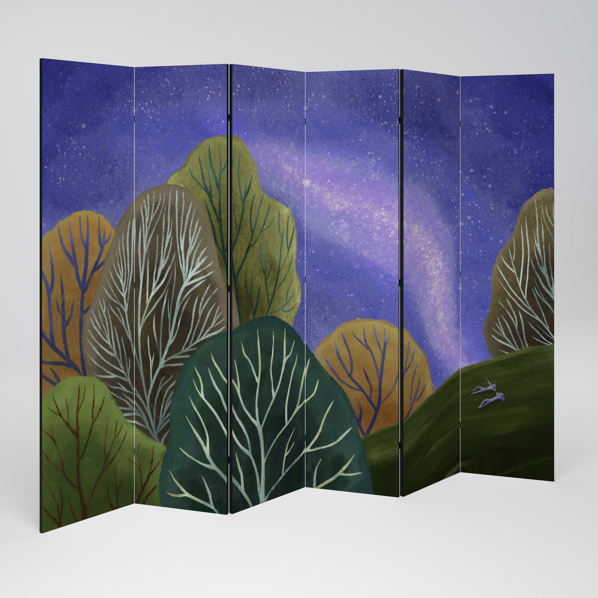 STARLIT VIBE Biombo de 6 Painéis