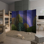 STARLIT VIBE Biombo de 6 Painéis