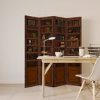 WISDOM IN WOOD Decorative 4-Panel Room Divider