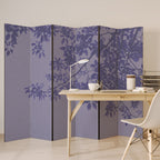 ELEGANT LEAFY VEIL Decorative 6-Panel Room Divider