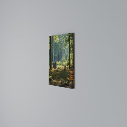 SUNLIT FOREST SERENADE Quadro em tela vertical