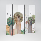 FLIGHT OVER Decorative 5-Panel Room Divider