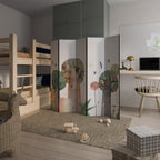 FLIGHT OVER Decorative 5-Panel Room Divider