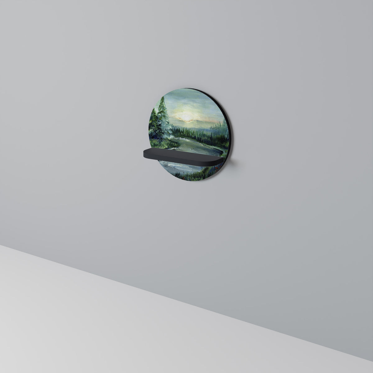 FOREST SUNSET Prateleira Artística