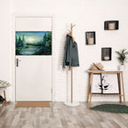 FOREST SUNSET Peel and Stick Horizontal Poster