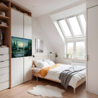 FOREST SUNSET Peel and Stick Horizontal Poster