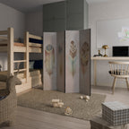 THE DELIQUESCE Biombo Decorativo de 4 Painéis