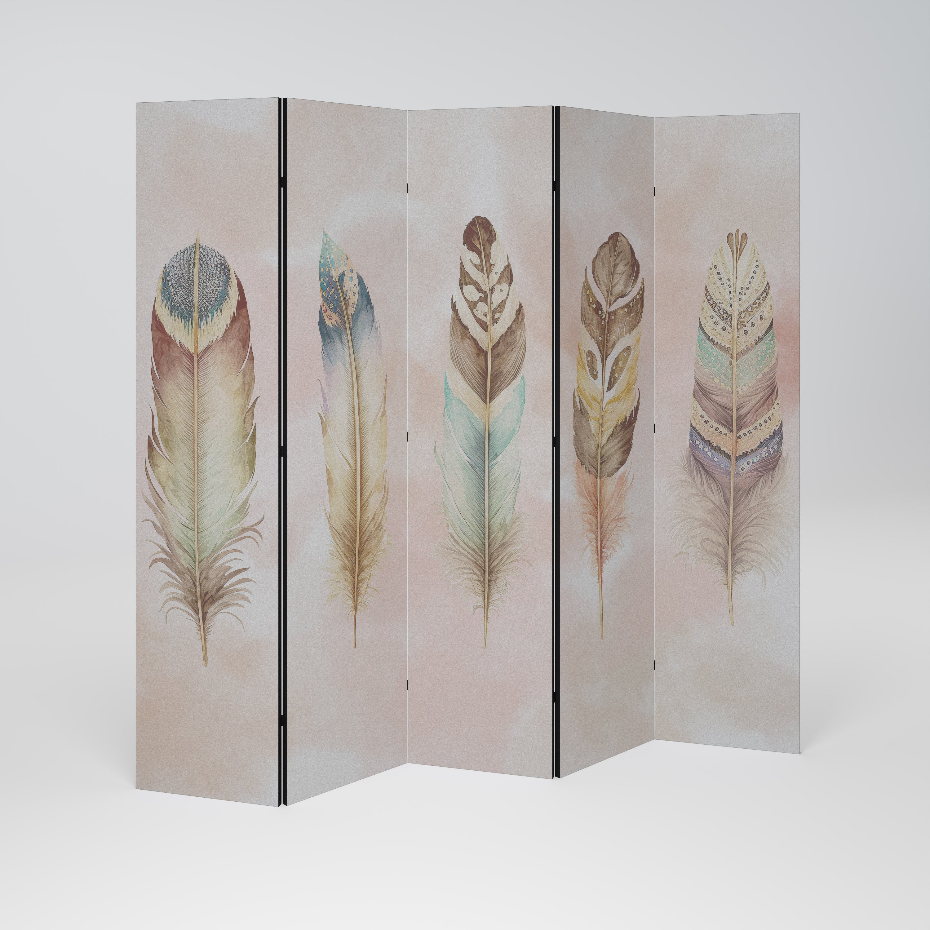 THE DELIQUESCE Biombo Decorativo de 5 Painéis