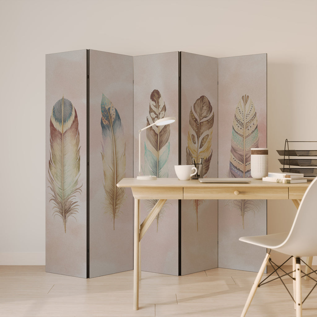 THE DELIQUESCE Biombo Decorativo de 5 Painéis