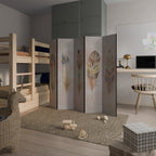 THE DELIQUESCE Biombo Decorativo de 5 Painéis