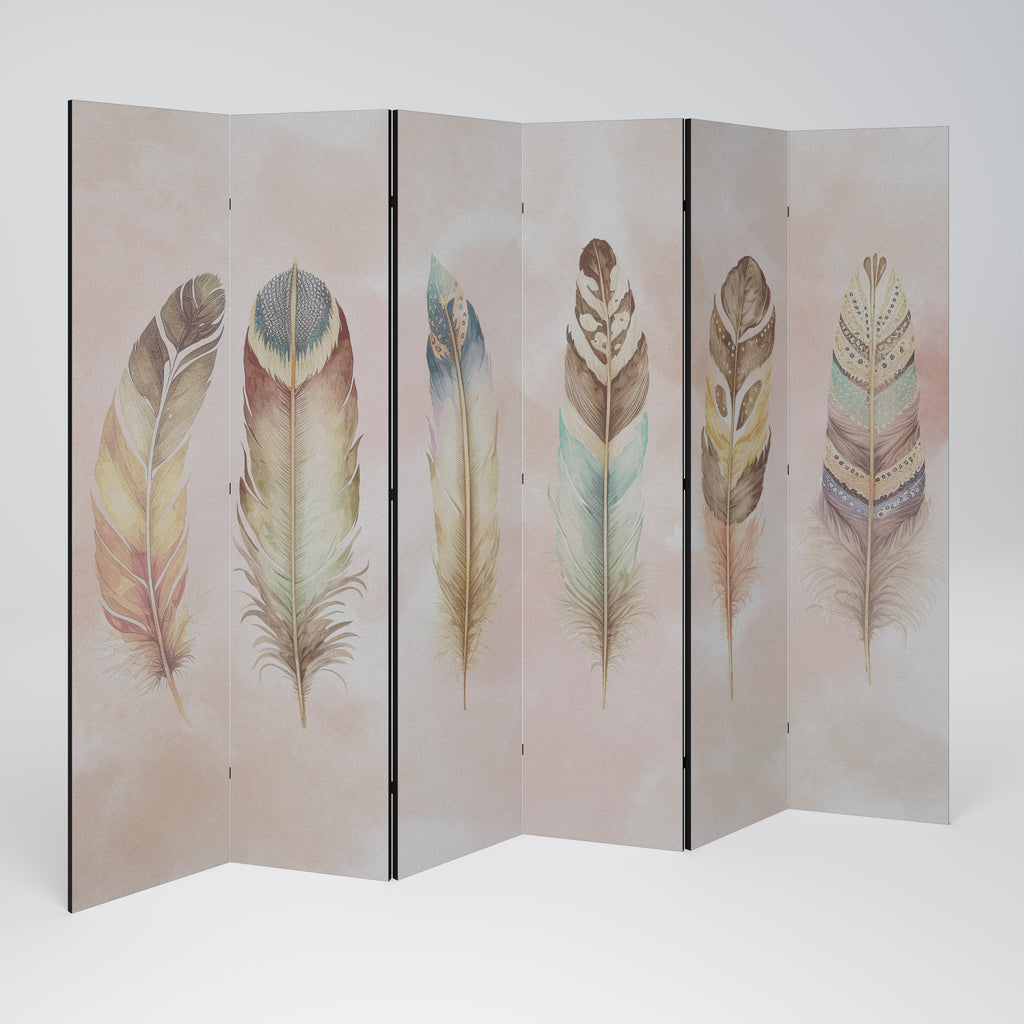 THE DELIQUESCE Decorative 6-Panel Room Divider