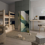 LEAFY VIBRATION Biombo de 3 Painéis