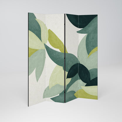 LEAFY VIBRATION Biombo de 4 Painéis