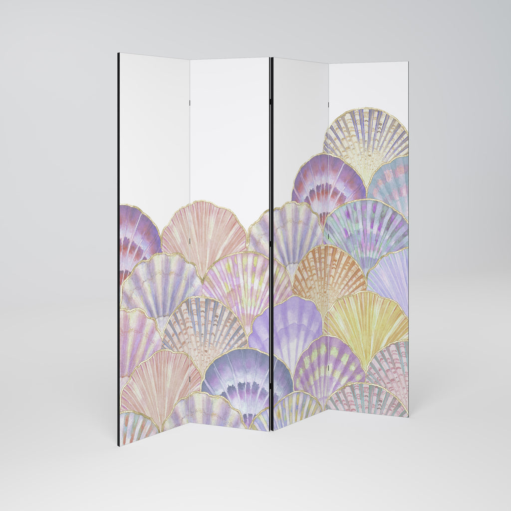PASTEL OCEAN DREAMS 4-Panel Room Divider
