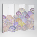 PASTEL OCEAN DREAMS Decorative 6-Panel Room Divider