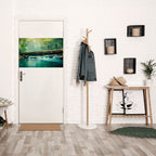 DREAMY WATERFALL GLIMMER Peel and Stick Horizontal Poster