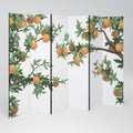 GORGEOUS ORANGE Decorative 6-Panel Room Divider