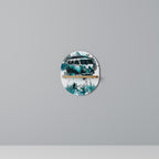 CARAVELLE LEGEND Prateleira Oval Decorativa em Efeito Carvalho