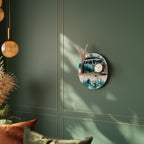 CARAVELLE LEGEND Prateleira Oval Decorativa em Efeito Carvalho