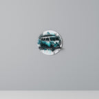 CARAVELLE LEGEND Prateleira Redonda Decorativa em Acabamento Preto