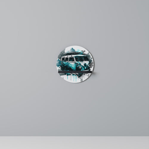 CARAVELLE LEGEND Prateleira Redonda Decorativa em Acabamento Preto