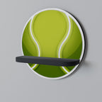 TENIS POINT Round Art Shelf In Black Finish