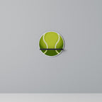 TENIS POINT Round Art Shelf In Black Finish