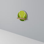 TENIS POINT Prateleira Redonda Decorativa em Efeito Carvalho