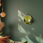 TENIS POINT Prateleira Redonda Decorativa em Efeito Carvalho