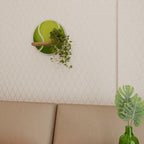 TENIS POINT Prateleira Redonda Decorativa em Efeito Carvalho