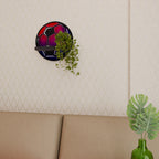 FOOTBALL DREAM Prateleira Redonda Decorativa em Acabamento Preto