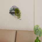 MOON WANDER Prateleira Redonda Decorativa em Acabamento Preto