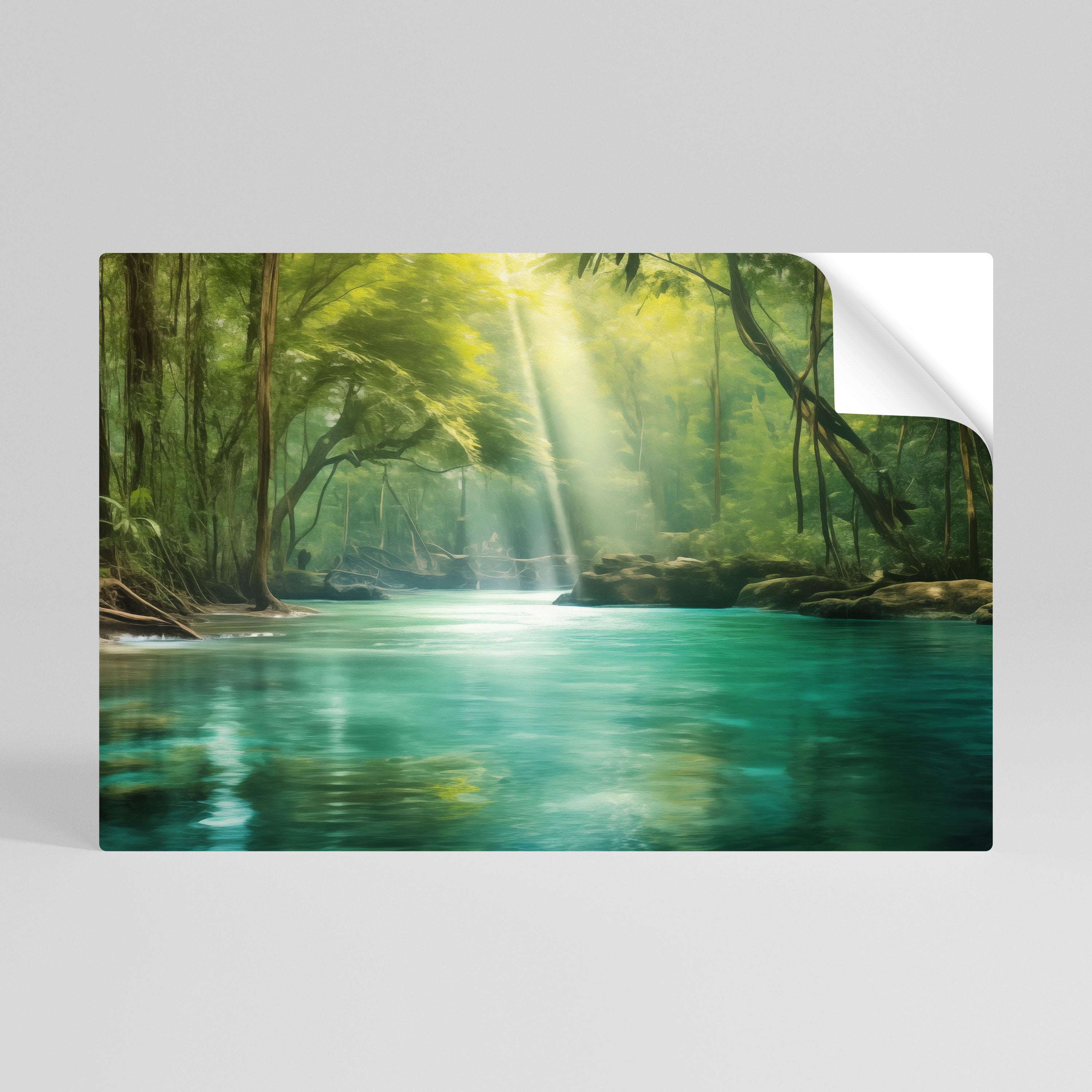 SERENE REFLECTIONS Póster Autocolante Horizontal
