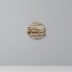 JUPITER WALK Prateleira Redonda Decorativa em Efeito Carvalho