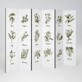 HERBAL FINESSE - ENG Decorative 6-Panel Room Divider