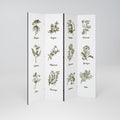 WHISPERS OF WILD HERBS Biombo Decorativo de 4 Painéis
