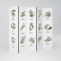 WHISPERS OF WILD HERBS Biombo Decorativo de 5 Painéis