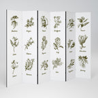 HERBAL FINESSE - DE Decorative 6-Panel Room Divider
