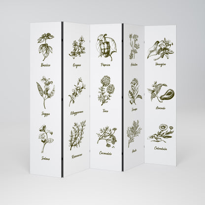 HERBAL FINESSE - IT 5-Panel Room Divider