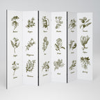 HERBAL FINESSE - IT Decorative 6-Panel Room Divider