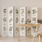HERBAL FINESSE - IT Decorative 6-Panel Room Divider